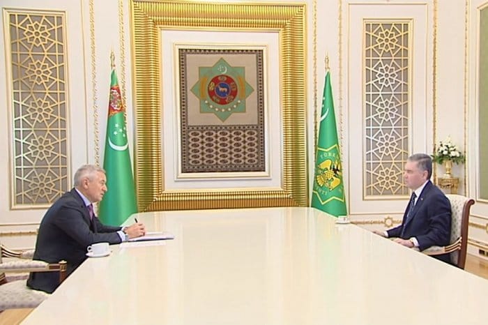 Президент Туркменистана обсудил с Игорем Макаровым подготовку к ЧМ-2021 по велоспорту на треке