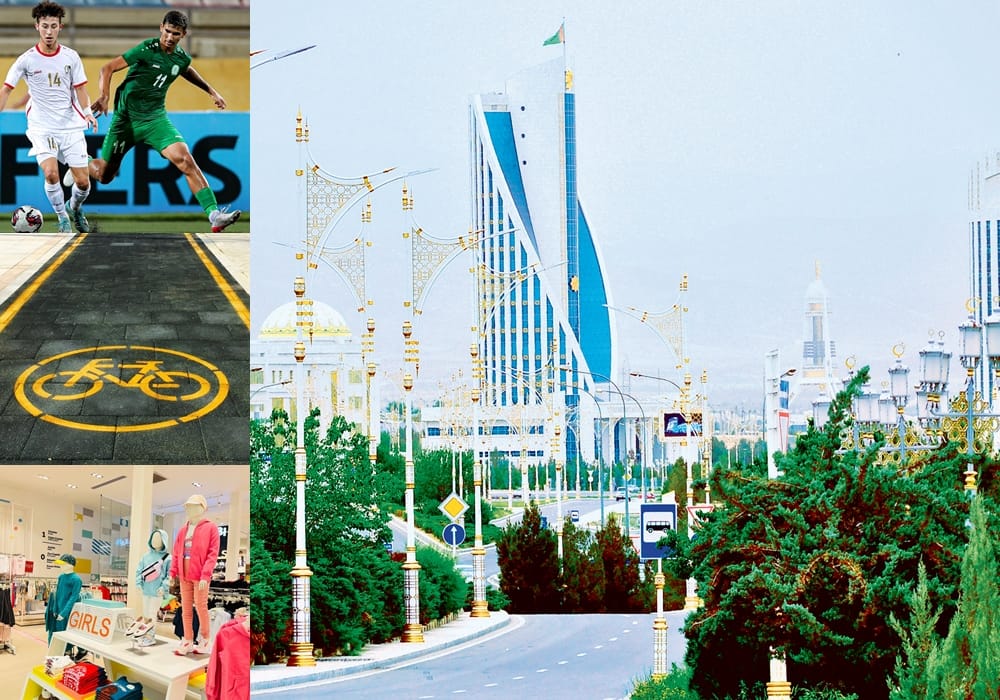 An International Center for Pediatrics and a second dental center will be built in Ashgabat, Belarus and Turkmenistan will intensify economic ties, 15 km of bike paths will be built in the new center of Ahal