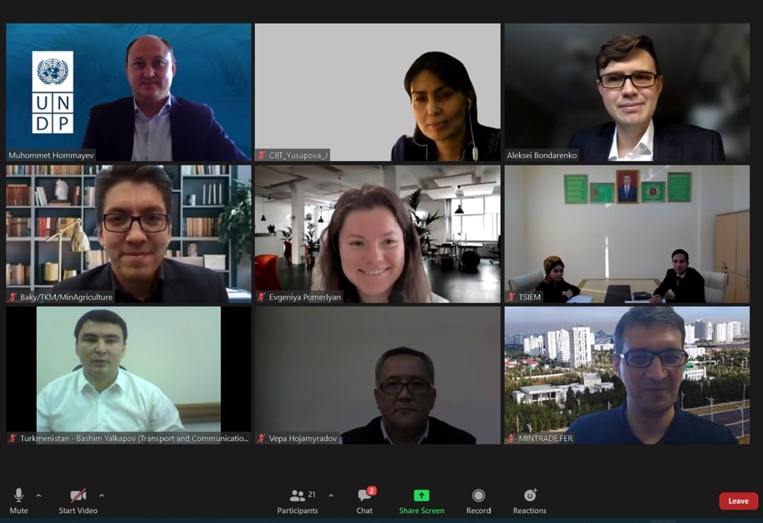 Mechanisms of trade facilitation considered at the online training in Ashgabat