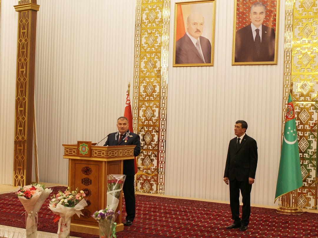 Торжественный приём по случаю Дня Независимости Беларуси прошёл в Ашхабаде