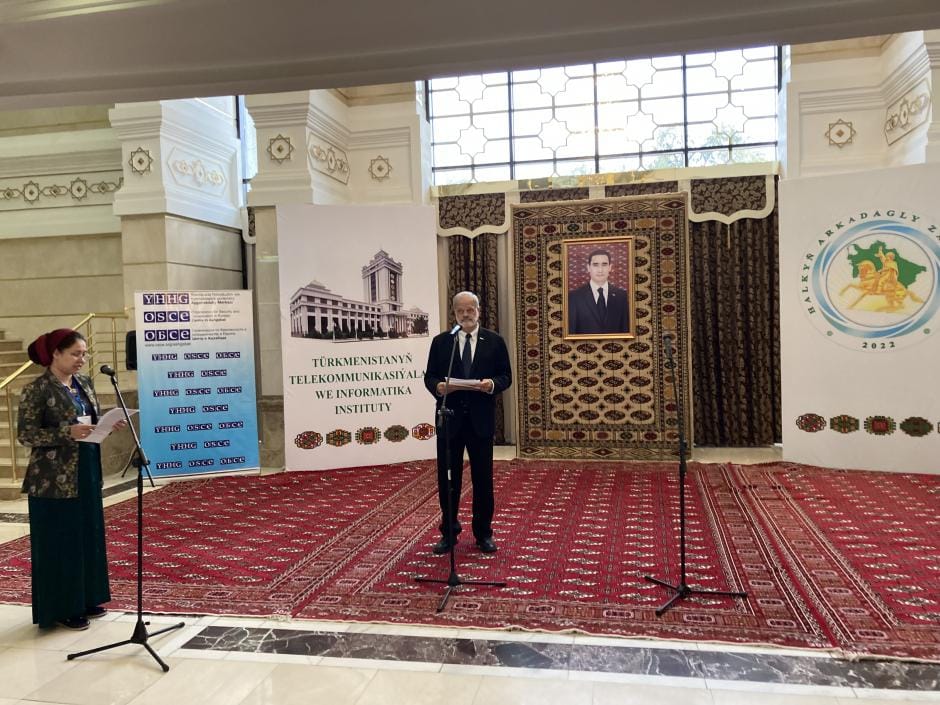 The Center of Excellence for Cyber Security was opened in Ashgabat