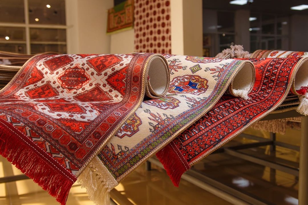 Aşgabadyň dükanlaryna «Muhammet-Balkan» HJ-niň «Nowruz haly» haryt nyşanly täze haly önümleri geldi