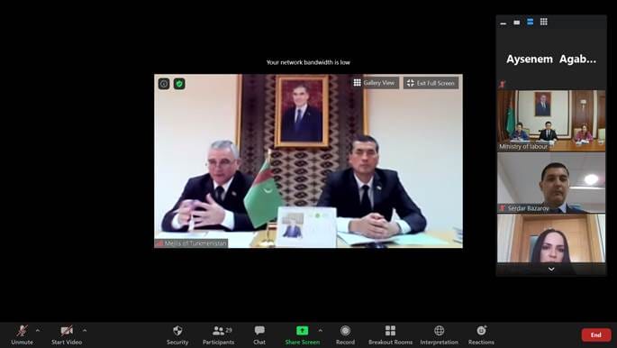 В Туркменистане рассмотрен прогресс в реализации Совместной программы по социальным услугам