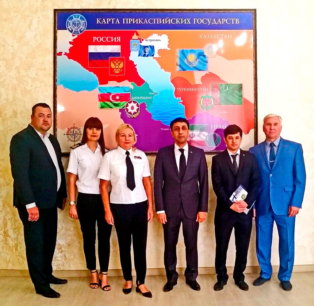 Консул Туркменистана посетил Каспийский институт морского и речного транспорта в Астрахани