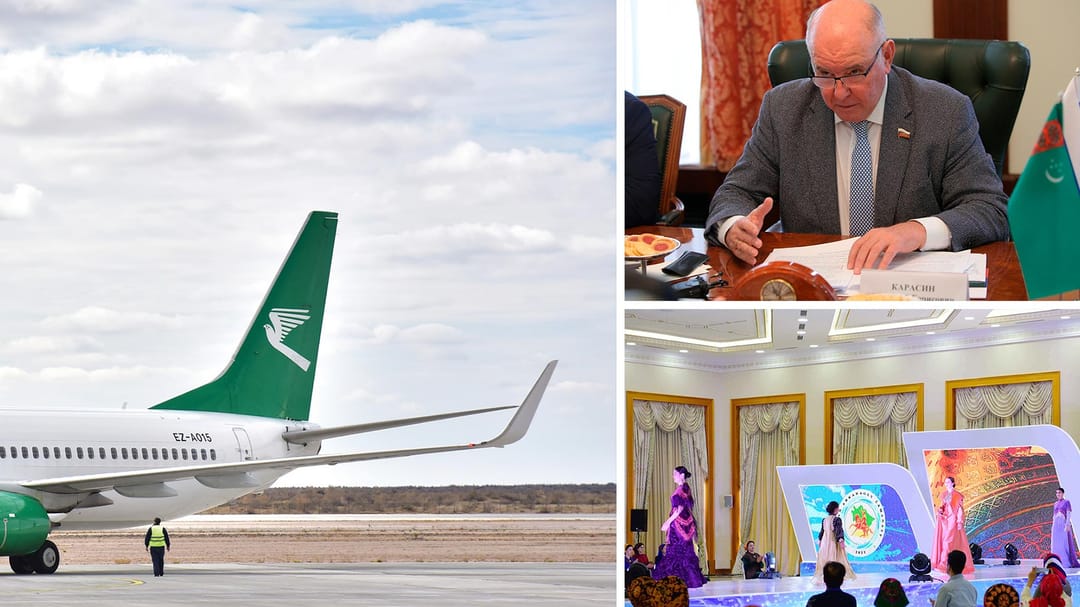 “Turkmenistan” Airlines has changed the schedule of flights from Kazan to Turkmenabat and from Moscow to Turkmenbashi, Moscow is preparing for the arrival of Gurbanguly Berdimuhamedov and working on the creation of a Russian-Turkmen university