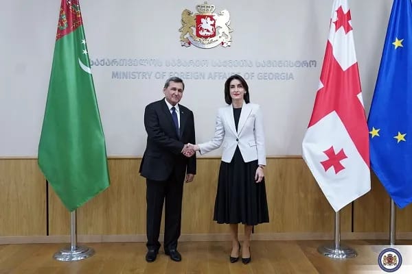 Türkmenistanyň we Gruziýanyň daşary işler ministrleriniň arasynda duşuşyk geçirildi