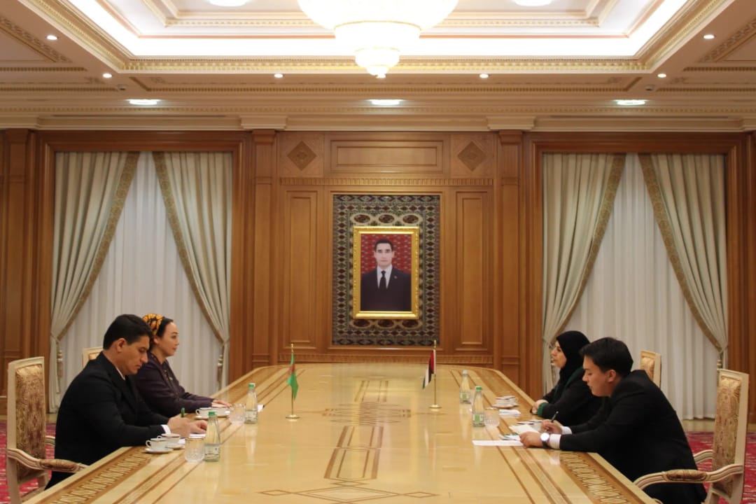 Mejlisiň Başlygy Palestinanyň Aşgabatdaky ilçisi bilen duşuşyk geçirdi