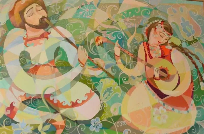 В рамках фестиваля искусств «Звуки дутара» в Москве открылась выставка «Палитра мира»