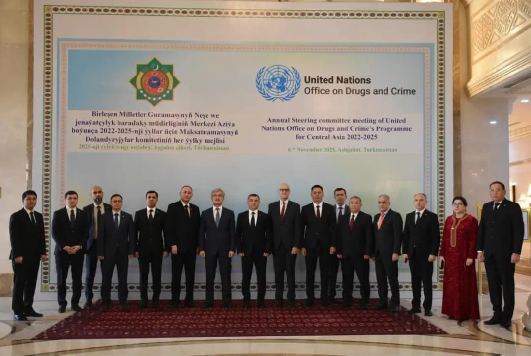 Aşgabatda BMG-niň Neşe serişdeleri we jenaýatçylyk baradaky müdirliginiň Merkezi Aziýa Maksatnamasynyň Dolandyryjylar komitetiniň mejlisi geçirildi