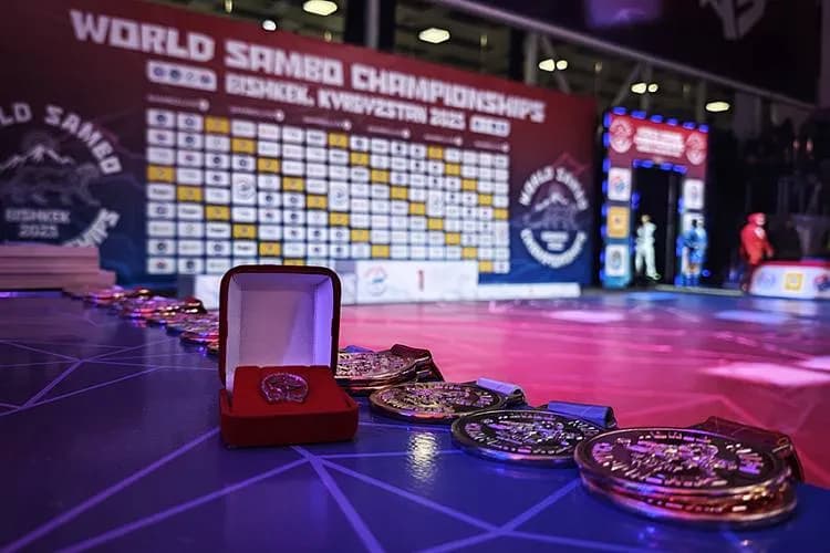 Turkmen sambo wrestlers won eight medals at the World Championships in Bishkek