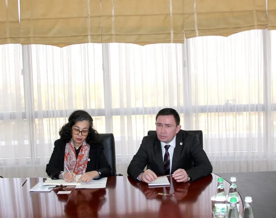 В МИД Туркменистана прошла встреча с новым замглавы Регионального представительства МККК