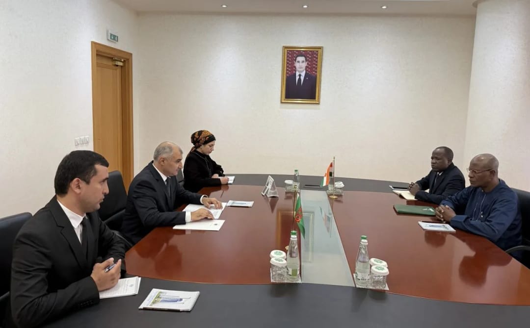 Новый посол Республики Нигер в Туркменистане вручил копии верительных грамот