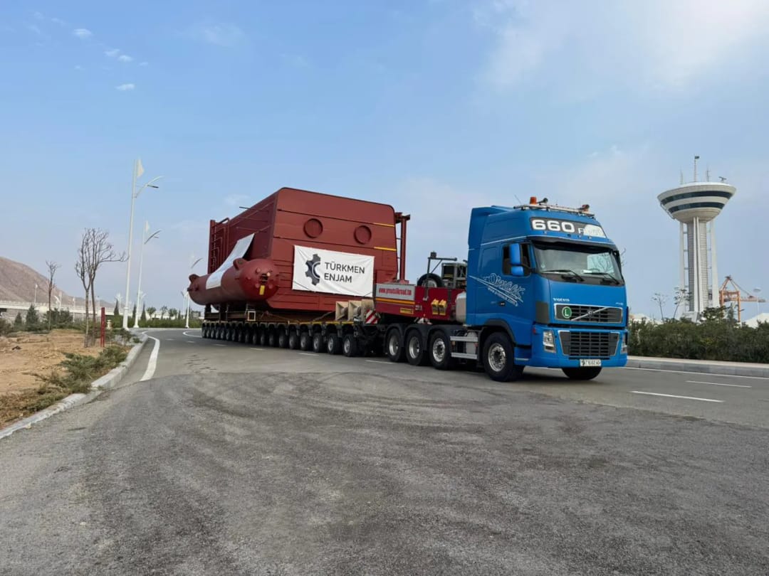 «Turkmen enjam» доставил рекордный груз для химической отрасли