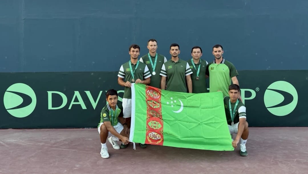Сборная Туркменистана по теннису вышла в IV группу зонального турнира Кубка Дэвиса