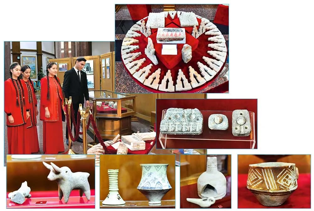Археологические находки с памятников Туркменистана переданы музеям Ашхабада и Аркадага