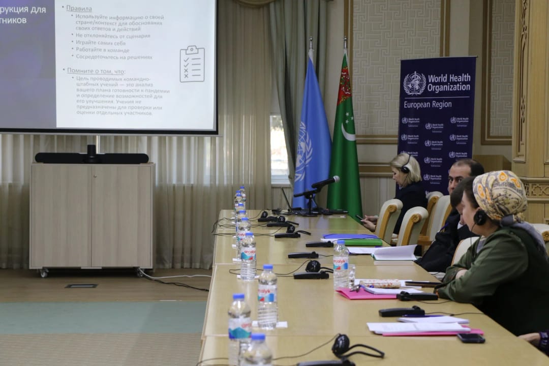 В Туркменистане проведена работа по обновлению Национального плана готовности к пандемии