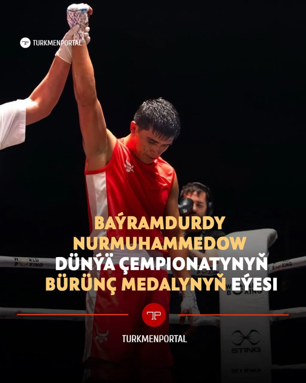 Türkmen boksçysy Dubaýda geçirilen dünýä çempionatynda bürünç medal gazandy