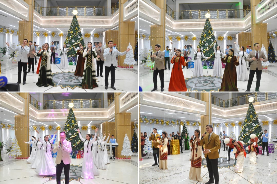 Turkmenistan's energy university celebrated the New Year