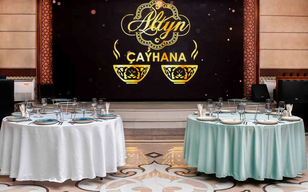 Ваш праздник — их забота: Altyn Çaýhana предлагает выездное обслуживание