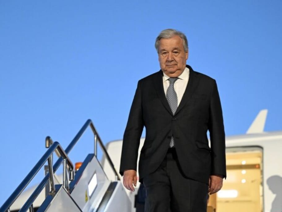 Антониу Гутерриш прибыл в Туркменбаши для участия в конференции ООН
