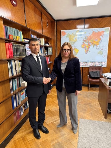 Türkmenistan'ın Romanya Büyükelçisi, Romanya Dışişleri Bakanlığı Müsteşarı ile görüştü