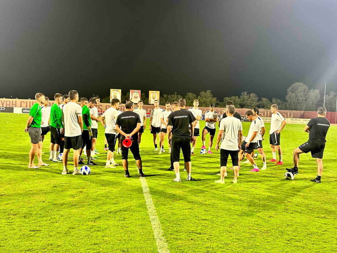 Türkmenistanyň futbol boýunça milli ýygyndysy Dubaý şäherindäki okuw-türgenleşik ýygnanyşygy dowam edýär