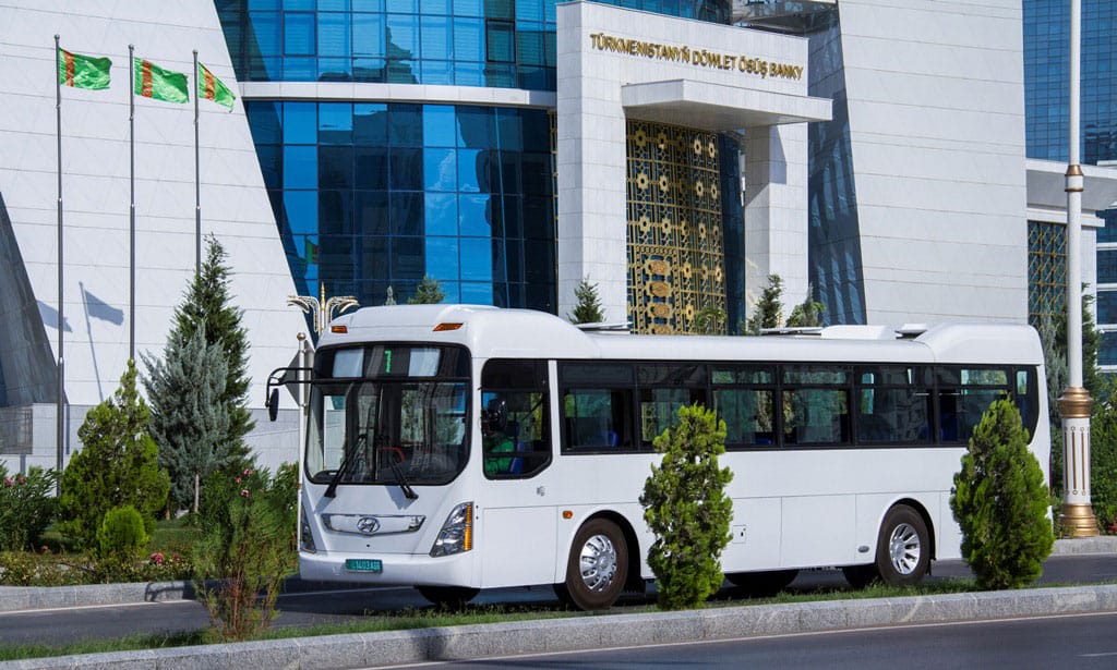 In Ashgabat, there have been changes in the movement of two bus routes