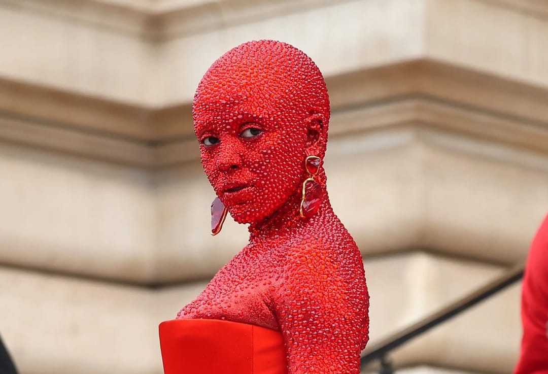 Doja Cat showed off a risky look with 30 thousand Swarovski crystals