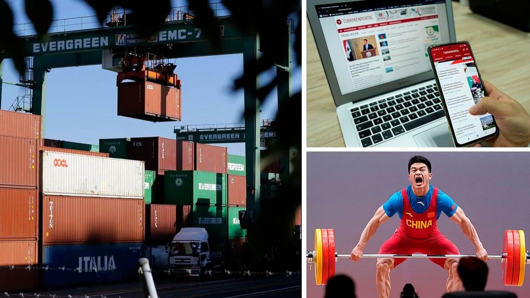 Таджикистан увеличил объем торговли с Туркменистаном, Китай отказался от проведения ЧМ по тяжелой атлетике, Turkmenportal устранил неполадки в работе приложения