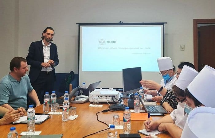 WHO in Turkmenistan organized a training on the use of electronic documentation for recording tuberculosis