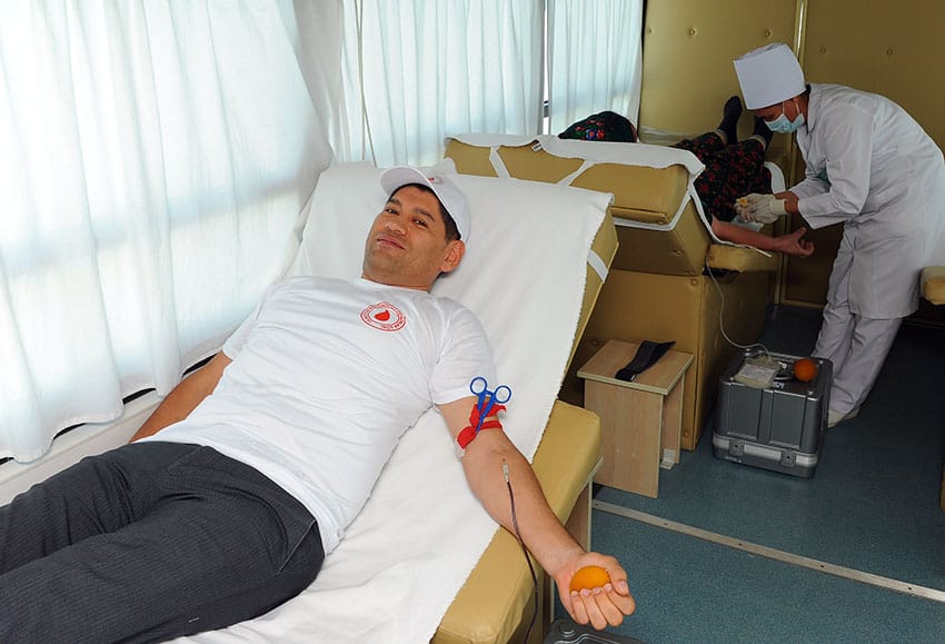 In Ashgabat, the action “Donate blood, let life pulsate in the world!”