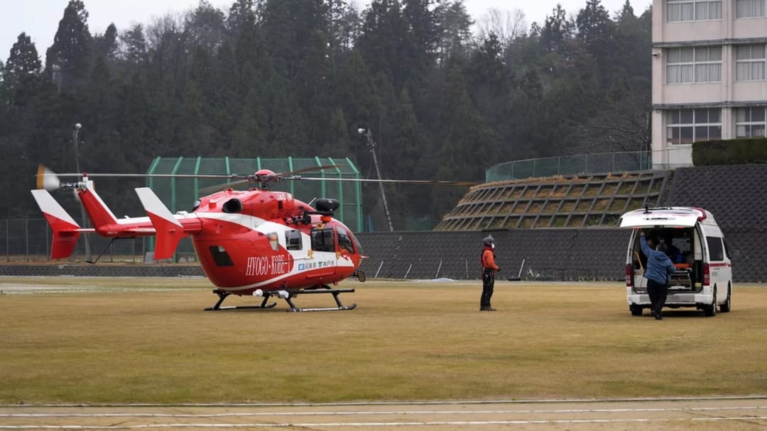 Ýaponiýada halas ediş dikuçary ýykyldy