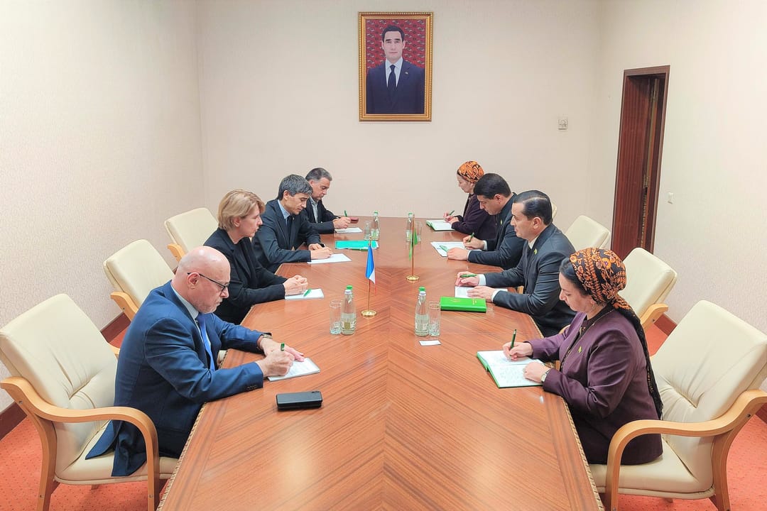 Türkmenistanyň Mejlisinde Fransiýanyň Senatynyň wekiliýeti kabul edildi
