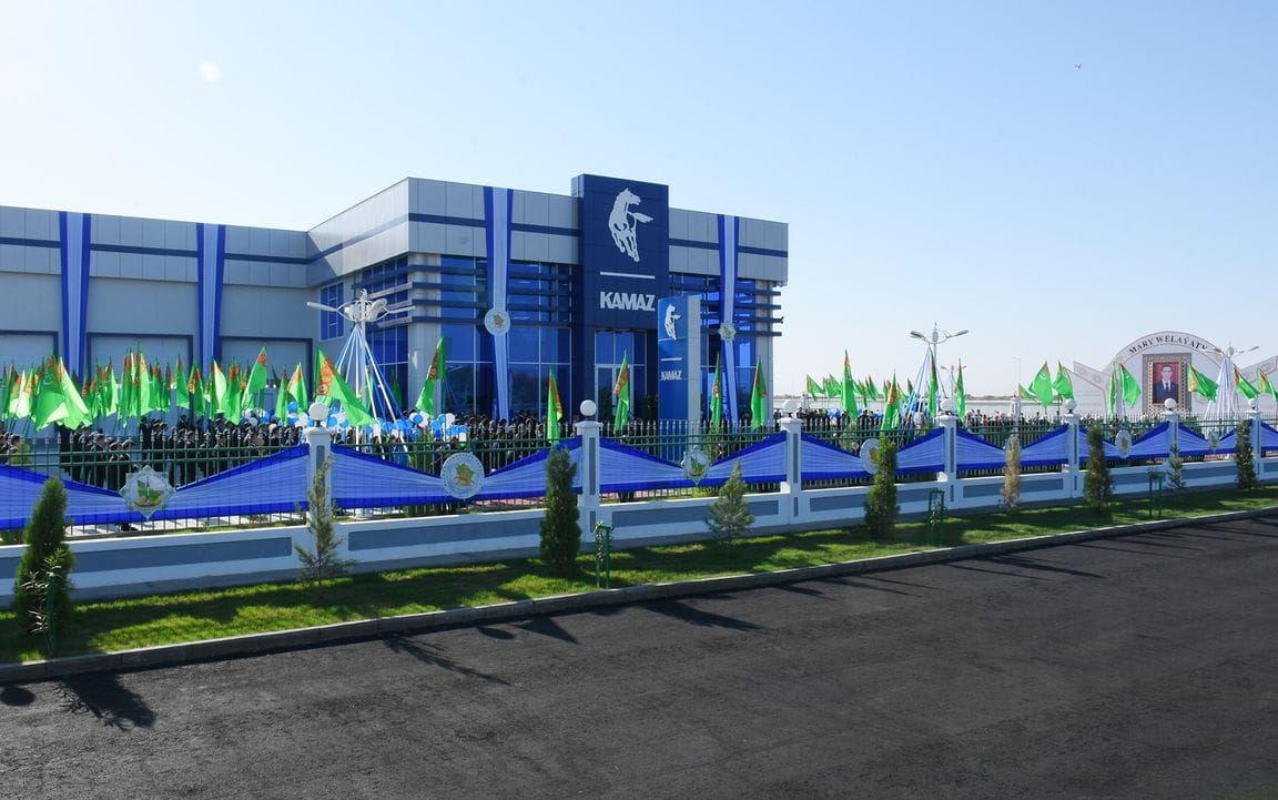 “KAMAZ” service centers opened in two regions of Turkmenistan