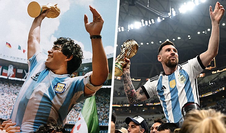 Maradona. Messi. Mundial