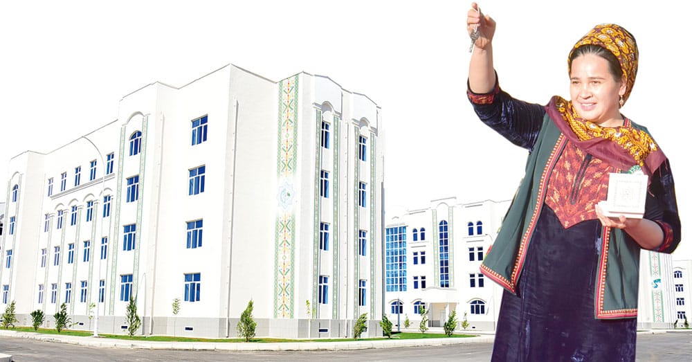 Soňky bir ýylda Türkmenabat şäherinde 600-e golaý maşgala täze jaýlara göçüp bardy