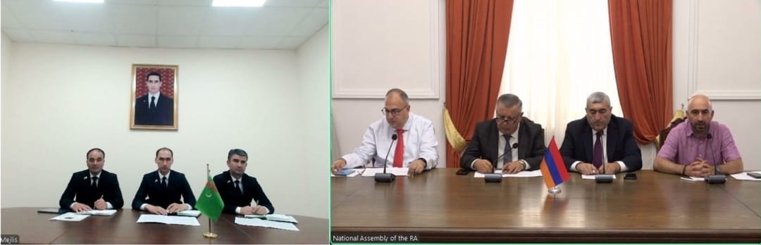Состоялась онлайн-встреча членов туркмено-армянской межпарламентской группы дружбы