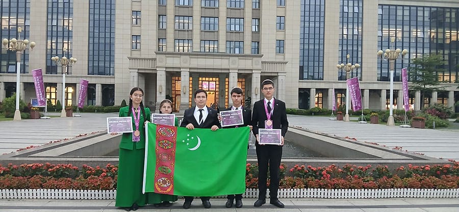 Young chemists of Turkmenistan achieved success at the Mendeleev Olympiad in Shenzhen