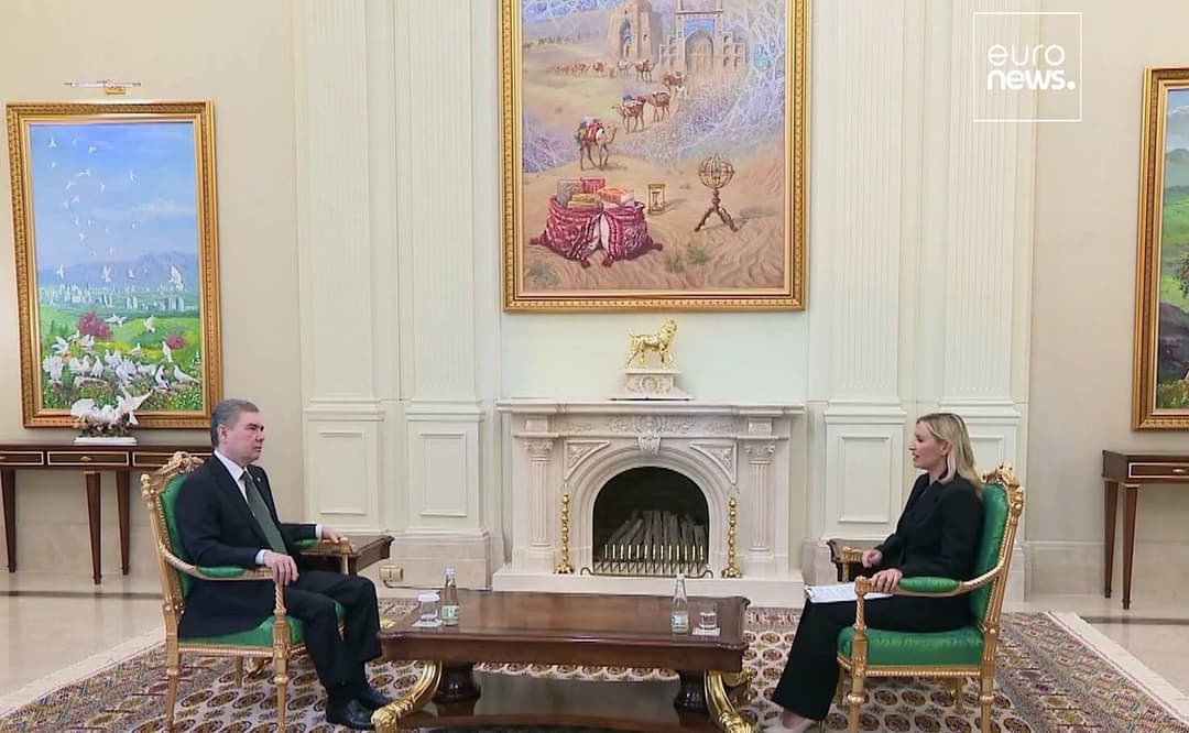 Председатель Халк Маслахаты Туркменистана дал интервью Euronews