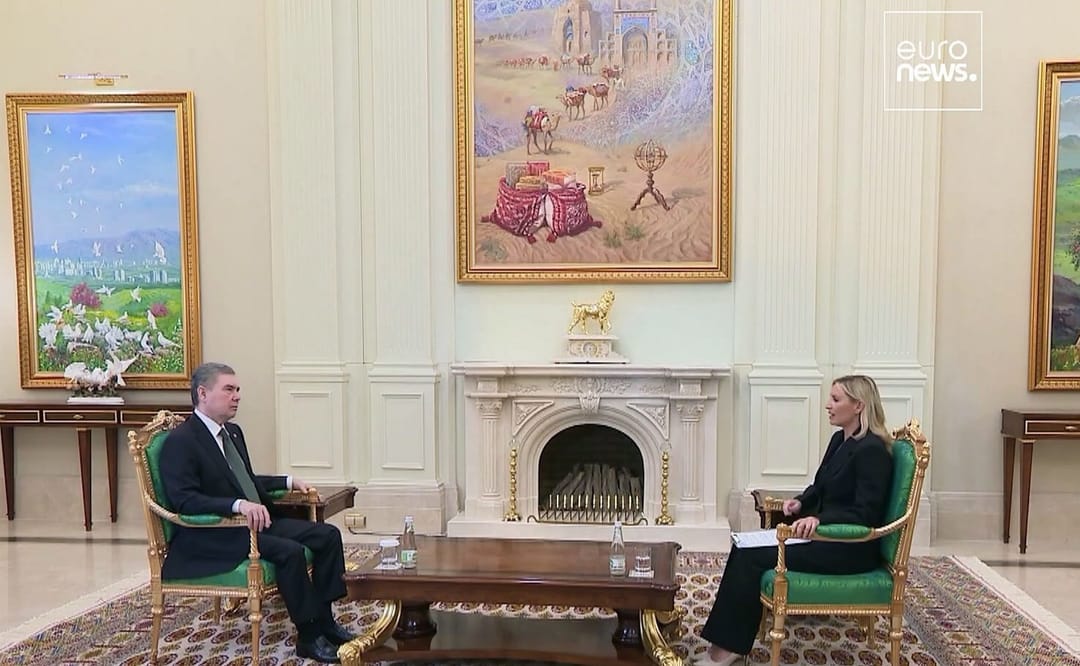«Euronews» Gurbanguly Berdimuhamedow bilen söhbetdeşlik taýýarlady