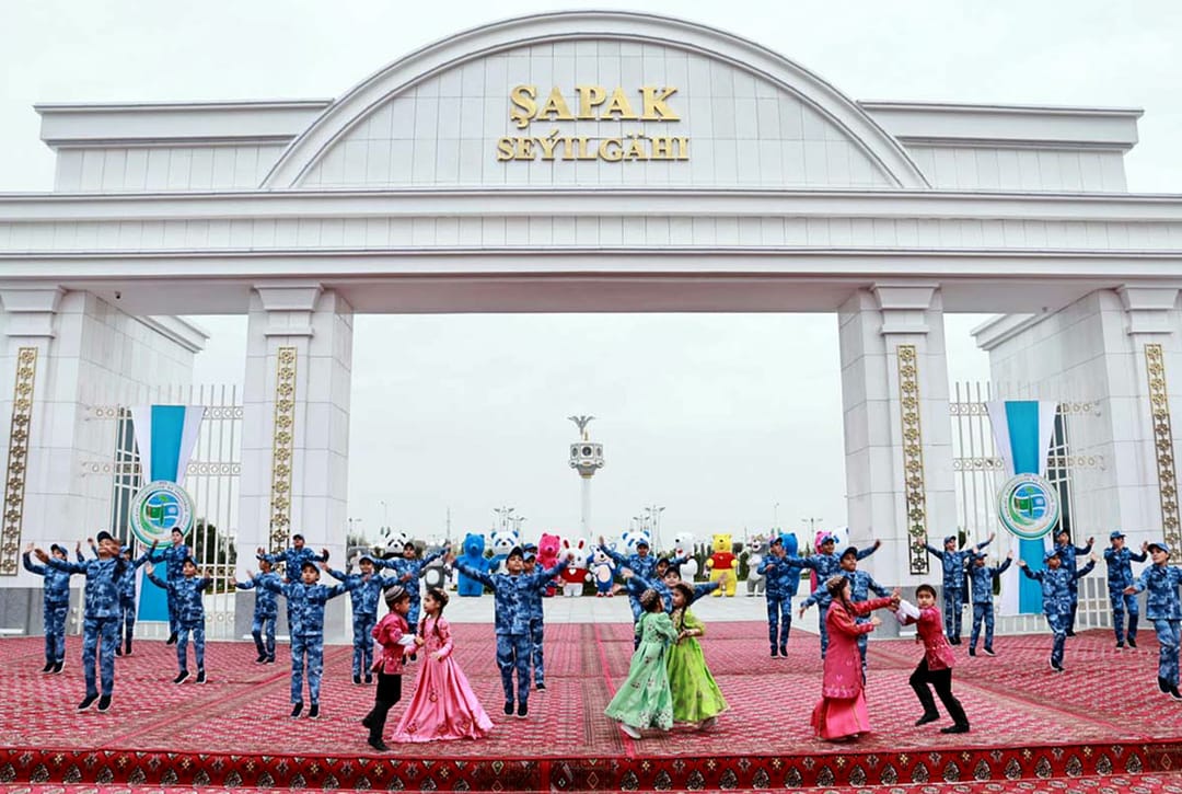 Новый парк «Шапак» открылся в Ашхабаде