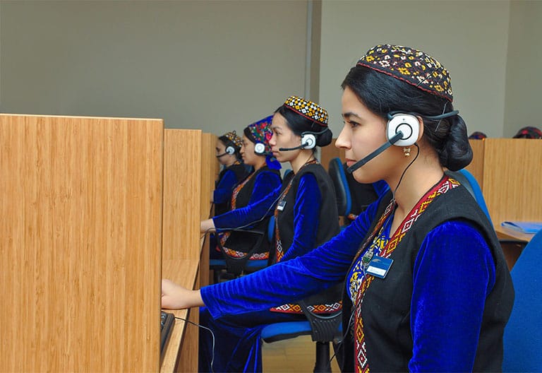 К 2028 году в западном регионе Туркменистана будет введено в эксплуатацию 4416 телефонных номеров