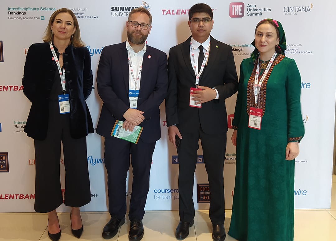 Delegates of the Turkmen university took part in the Asian Universities Summit