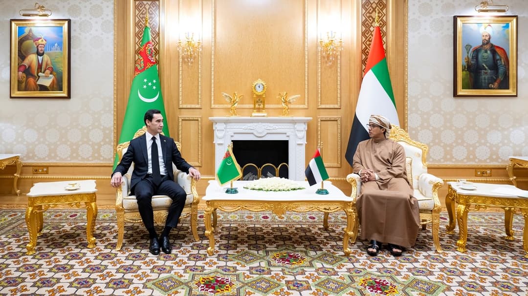 Türkmenistanyň Prezidenti BAE-niň wise-prezidenti, Premýer-ministriniň orunbasaryny kabul etdi