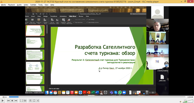 В Ашхабаде прошел круглый стол по методологии внедрения сателлитного счета туризма