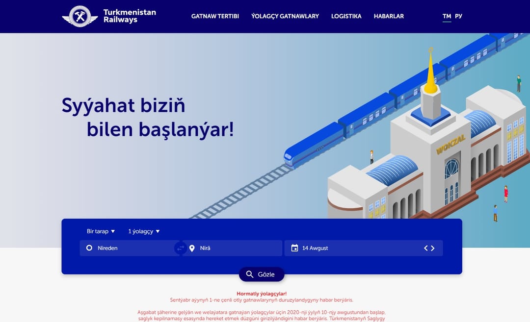 Türkmenistanda otly hereketleriniň çäklendirmesi 1-nji sentýabra süýşürildi