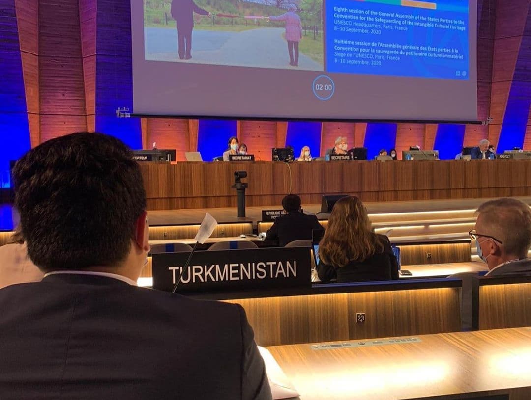 Делегация Туркменистана приняла участие в сессии Генассамблеи участников Конвенции ЮНЕСКО