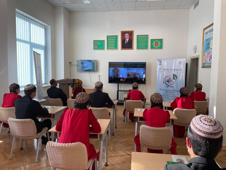 Посольство Индии в Ашхабаде провело вебинар “Аюрведа для питания”