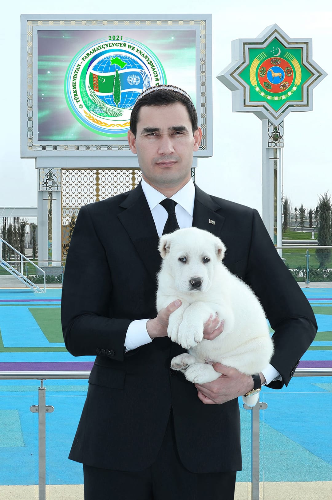 Сердар Бердымухамедов открыл комплекс Международной ассоциации «Туркменские алабаи»