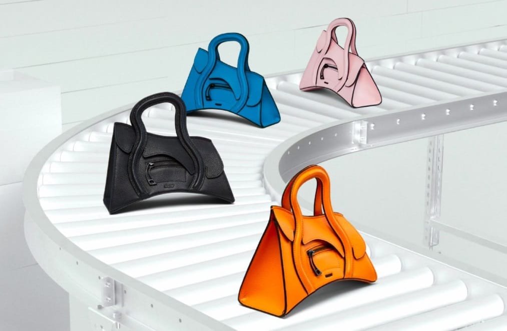 Art collective MSCHF criticizes consumer society with a hybrid bag